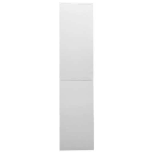 Uredski ormarić s kliznim vratima svjetlosivi 90x40x180cm čelik - Svjetlosiva 1 Cijena