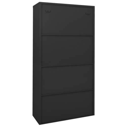Uredski ormarić s kliznim vratima antracit 90x40x180 cm čelični - Antracit 1 Cijena