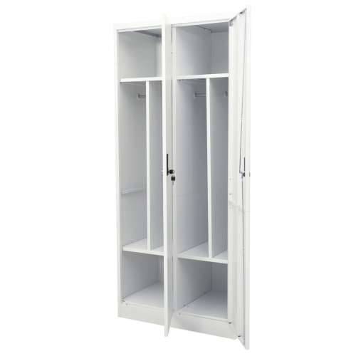 Ormar svjetlosivi 80 x 50 x 180 cm čelični - Svjetlosiva 1 Cijena