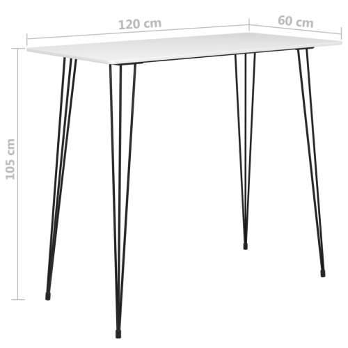 5-dijelni barski set bijelo-crni - Bijela i crna 4 Cijena