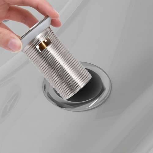 Potisni odvod sa zaštitom od prelijevanja krom 6,4x6,4x9,1 cm - Krom with overflow function Cijena