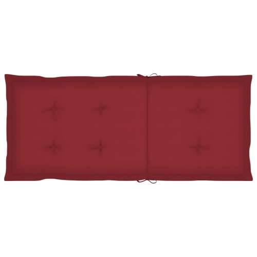 Nagibne vrtne stolice s jastucima 2 kom masivno bagremovo drvo boja crnog vina 120 x 50 x 3 cm 2 1 Cijena
