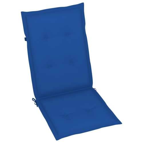 Nagibne vrtne stolice s jastucima 2 kom masivno bagremovo drvo - Kraljevski plava 120 x 50 x 3 cm 2 1 Cijena