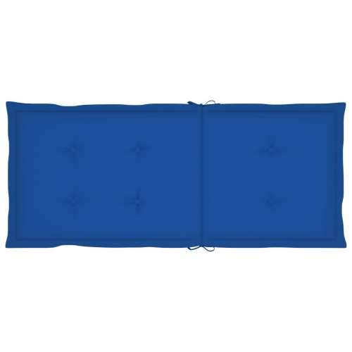Nagibne vrtne stolice s jastucima 2 kom masivno bagremovo drvo - Kraljevski plava 120 x 50 x 3 cm 2 1 Cijena