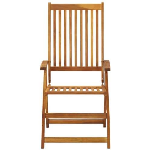 Nagibne vrtne stolice s jastucima 2 kom masivno bagremovo drvo - Svjetlozelena 120 x 50 x 3 cm 2 1 Cijena