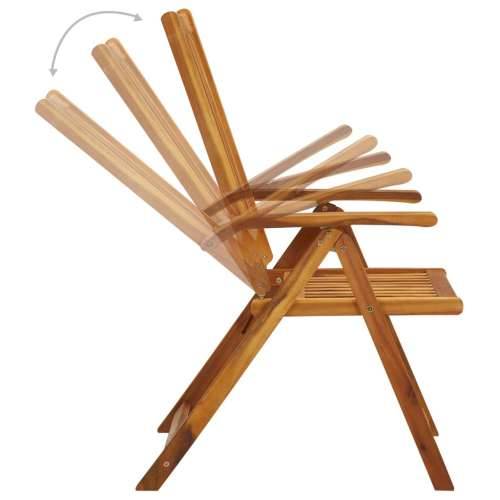 Nagibne vrtne stolice s jastucima 2 kom masivno bagremovo drvo - Svjetlozelena 120 x 50 x 3 cm 2 1 Cijena