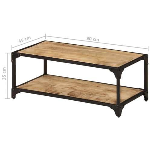 Stolić za kavu 90 x 45 x 35 cm od masivnog grubog drva manga - 90 x 45 x 35 cm 1 masivno drvo manga Cijena