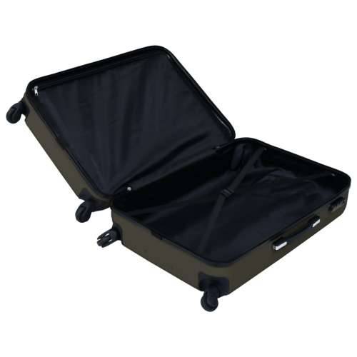 3-dijelni set čvrstih kovčega antracit ABS Cijena