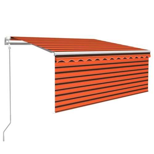 Automatska tenda na uvlačenje s roletom 3x2,5m narančasto-smeđa - Šareni 3 x 2.5 m 1 Cijena