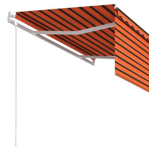 Automatska tenda na uvlačenje s roletom 3x2,5m narančasto-smeđa - Šareni 3 x 2.5 m 1 Cijena