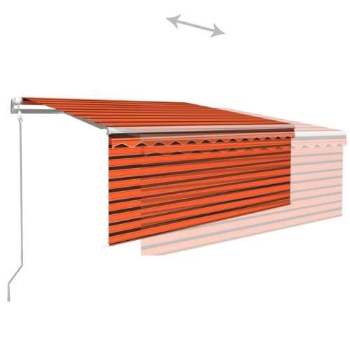 Automatska tenda na uvlačenje s roletom 3x2,5m narančasto-smeđa - Šareni 3 x 2.5 m 1 Cijena
