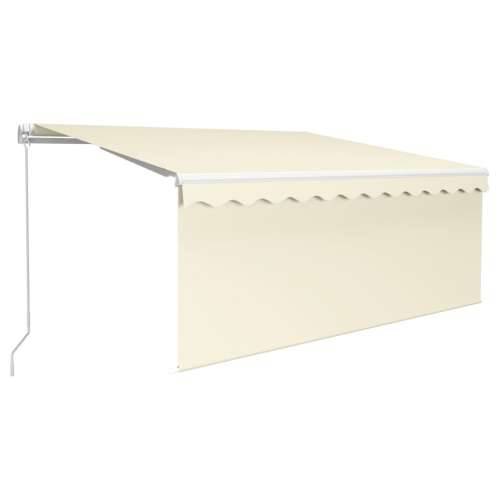 Tenda na ručno uvlačenje s roletom LED 3,5 x 2,5 m krem   - Krema 3.5 x 2.5 m 1 Cijena