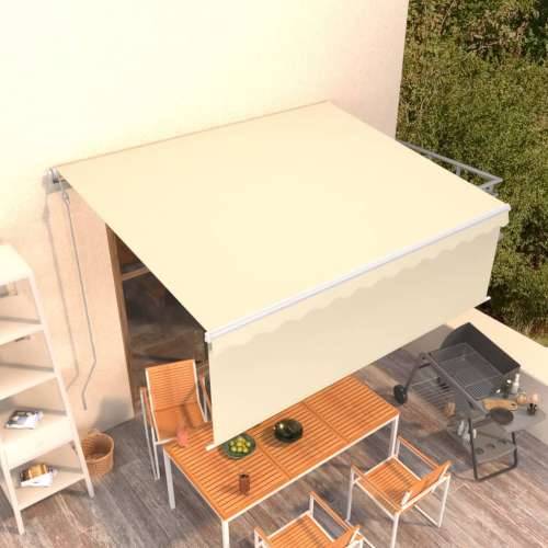 Automatska tenda na uvlačenje s roletom 4 x 3 m krem  - Krema 4 x 3 m 1 Cijena
