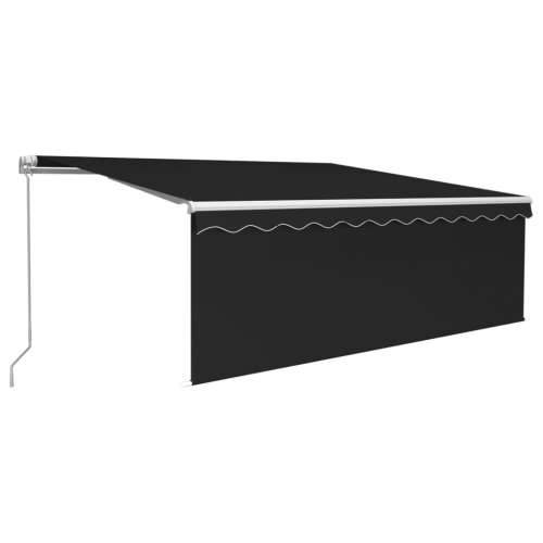 Tenda na ručno uvlačenje s roletom 4,5 x 3 m antracit - Antracit 4.5 x 3 m 1 Cijena
