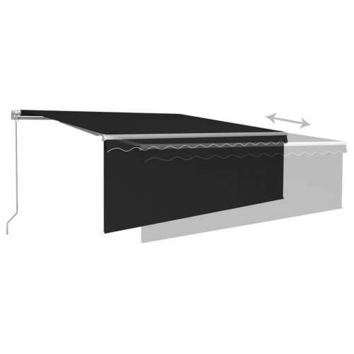 Tenda na ručno uvlačenje s roletom 4,5 x 3 m antracit - Antracit 4.5 x 3 m 1 Cijena