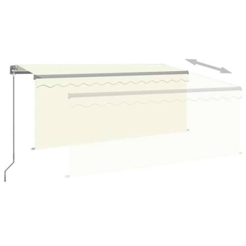 Tenda na ručno uvlačenje s roletom 3,5 x 2,5 m krem - Krema 3.5 x 2.5 m 1 Cijena