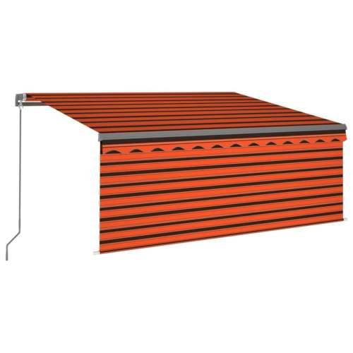 Tenda na ručno uvlačenje s roletom 3,5 x 2,5 m narančasto-smeđa - Šareni 3.5 x 2.5 m 1 Cijena