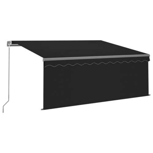 Tenda na ručno uvlačenje s roletom LED 3,5 x 2,5 m antracit - Antracit 3.5 x 2.5 m 1 Cijena