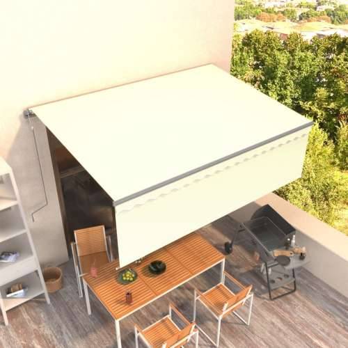 Automatska tenda na uvlačenje s roletom 4 x 3 m krem   - Krema 4 x 3 m 1 Cijena