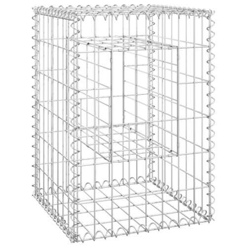 Gabionske stupne košare 2 kom 40 x 40 x 60 cm željezne 40 x 40 x 60 cm 2 Cijena
