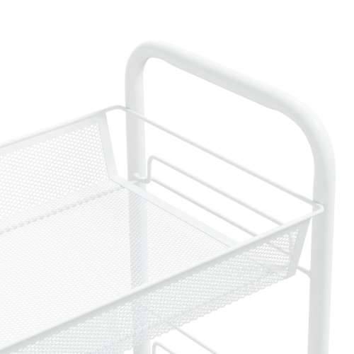 Kuhinjska kolica s 5 razina bijela 46 x 26 x 105 cm željezna - Bijela 46 x 26 x 105 cm Cijena