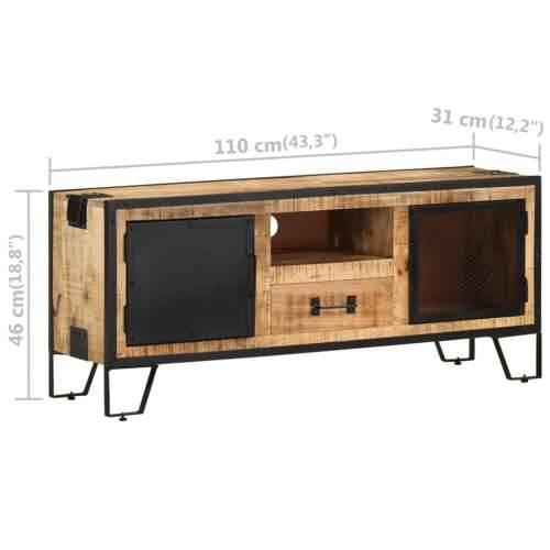 TV ormarić 110 x 31 x 46 cm od grubog drva manga Cijena