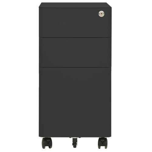 Mobilni ormarić za spise antracit 30 x 45 x 59 cm čelični - Antracit 1 Cijena