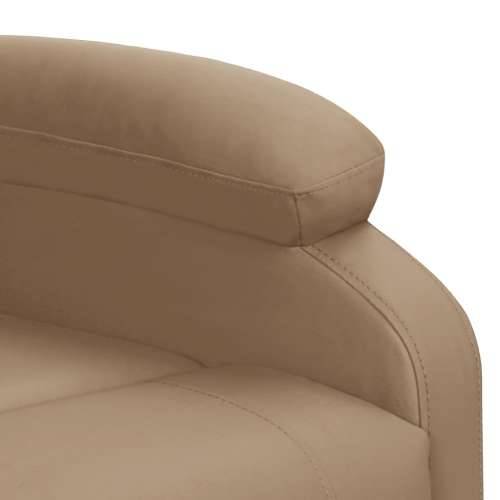 Masažna fotelja na podizanje od umjetne kože boja cappuccina - Boja cappuccina 1 Cijena