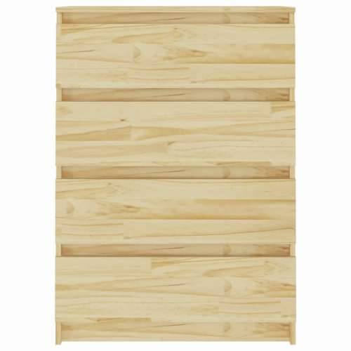 Bočni ormarić 60 x 36 x 84 cm od masivne borovine - Prirodna 1 Cijena