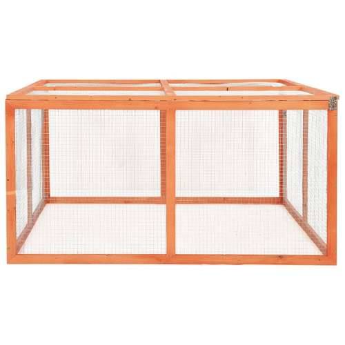 Kavez za zečeve 124 x 120 x 60 cm od masivne jelovine Cijena