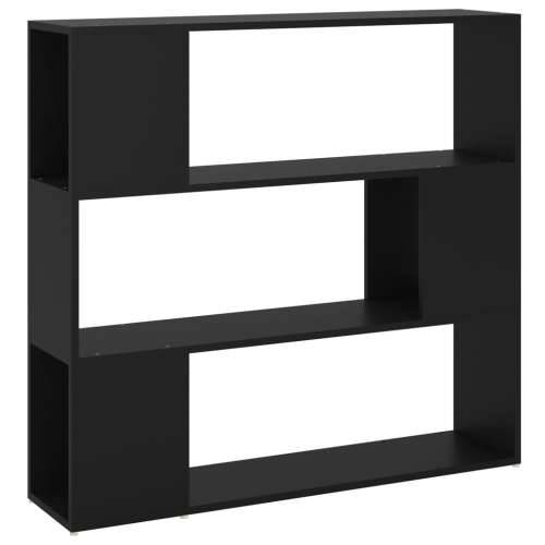 Ormarić za knjige / Paravan - Sobna pregrada crni 100 x 24 x 94 cm - Crna 1 100 x 24 x 94 cm Cijena