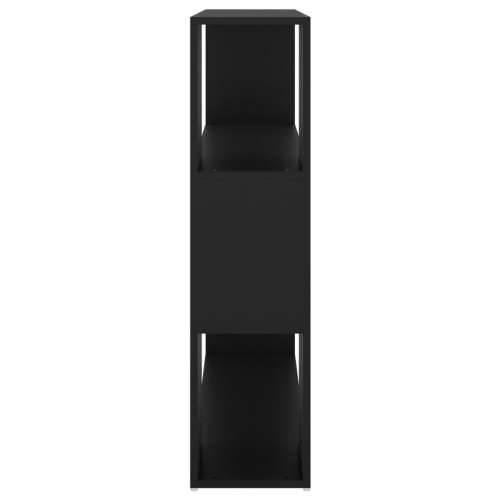 Ormarić za knjige / Paravan - Sobna pregrada crni 100 x 24 x 94 cm - Crna 100 x 24 x 94 cm 1 Cijena