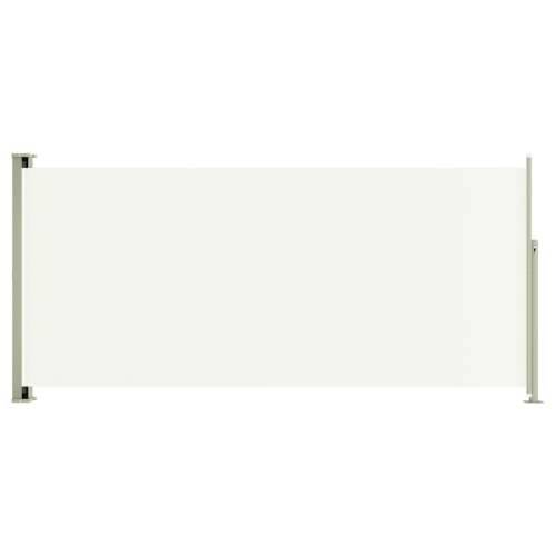 Uvlačiva bočna tenda za terasu 140 x 300 cm krem Cijena