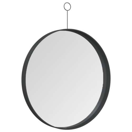 Viseće ogledalo s kukom crno 40 cm Cijena
