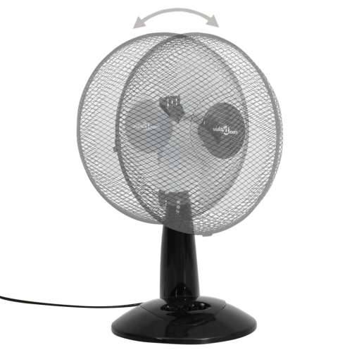 Stolni ventilator s 3 brzine 30 cm 40 W crni Cijena