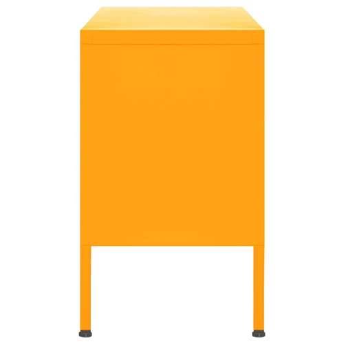 TV ormarić boja senfa 105 x 35 x 50 cm čelični Cijena