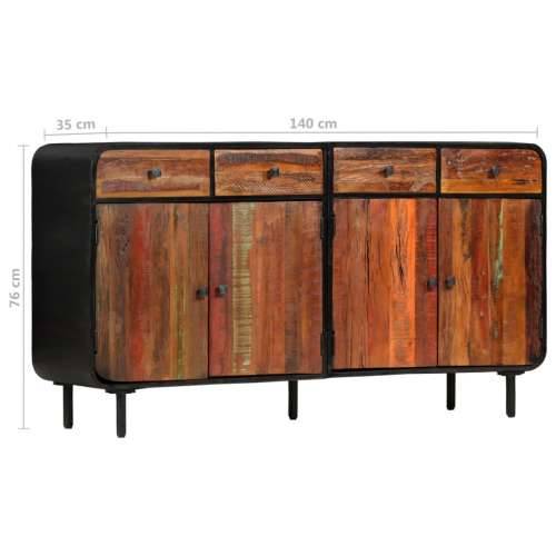 Komoda od masivnog obnovljenog drva 140 x 35 x 76 cm Cijena
