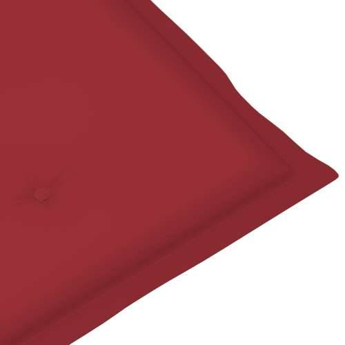 Jastuci za vrtne stolice 2 kom crvena boja vina 120 x 50 x 3 cm Cijena
