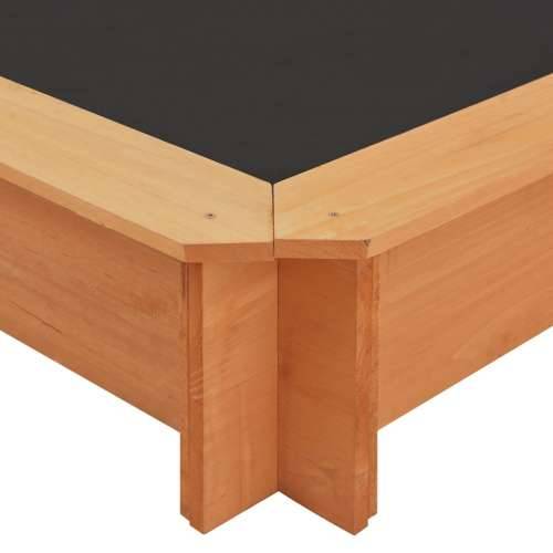 Pješčanik od jelovine s podesivim krovom 115 x 115 x 115 cm Cijena