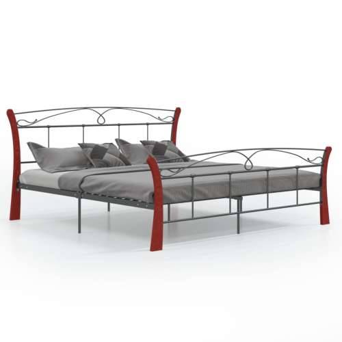 Okvir za krevet crni metalni 180 x 200 cm Cijena