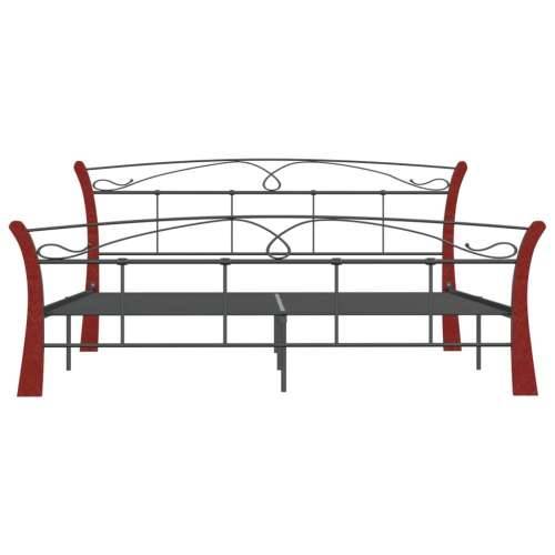 Okvir za krevet crni metalni 180 x 200 cm Cijena