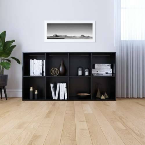 Ormarić za knjige / komoda crni 66 x 30 x 130 cm od iverice Cijena