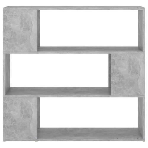 Ormarić za knjige / Paravan - Sobna pregrada boja betona 100 x 24 x 94 cm - Beton siva 100 x 24 x 94 cm 1 Cijena