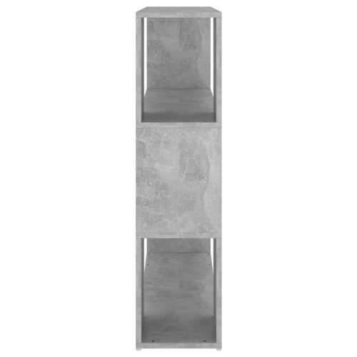 Ormarić za knjige / Paravan - Sobna pregrada boja betona 100 x 24 x 94 cm - Beton siva 100 x 24 x 94 cm 1 Cijena