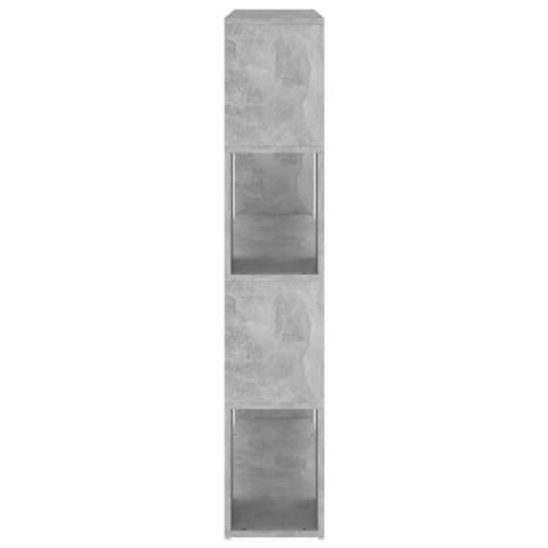 Ormarić za knjige / Paravan - Sobna pregrada boja betona 100x24x124 cm - Beton siva 100 x 24 x 124 cm 1 Cijena