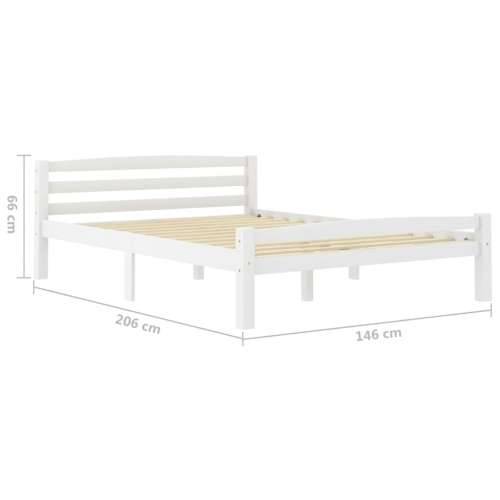 Okvir za krevet s 2 ladice bijeli 140 x 200 cm masivna borovina Cijena