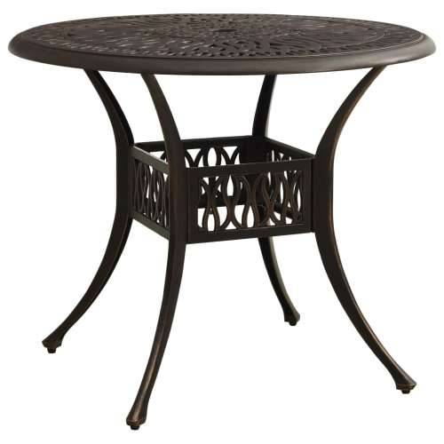 5-dijelni bistro set od lijevanog aluminija brončani Cijena
