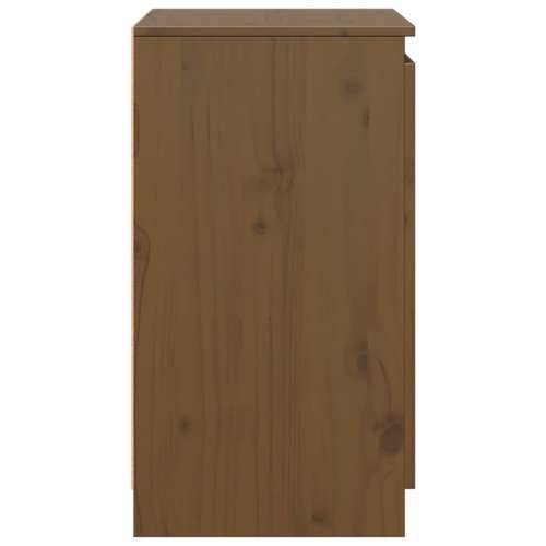Bočni ormarić boja meda 60 x 36 x 65 cm od masivne borovine - boja meda 1 Cijena