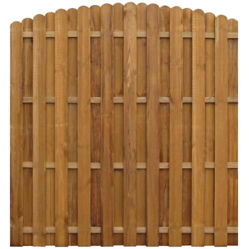 Panel za ogradu od impregnirane borovine 170 x (156 - 170) cm Cijena