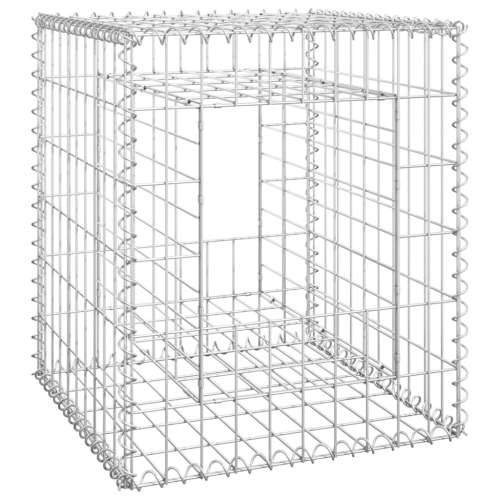 Gabionske stupne košare 2 kom 50 x 50 x 60 cm željezne Cijena